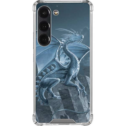 Vincent Hie Silver Dragon Galaxy S23 Clear Case