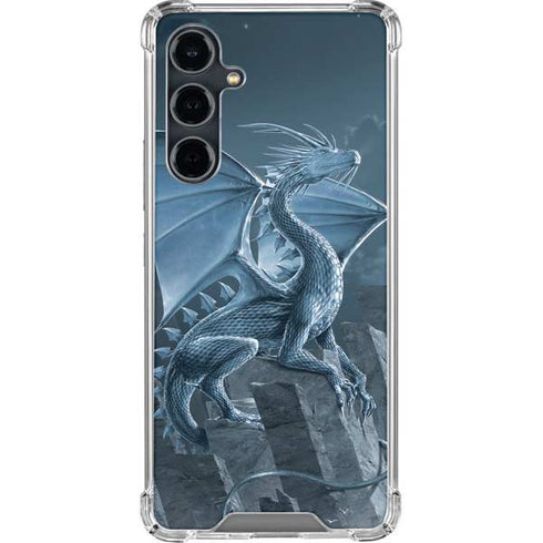 Silver Dragon by Vincent Hie Galaxy S23 FE Clear Case