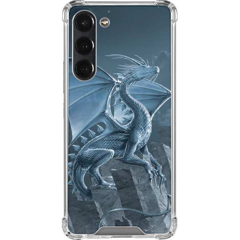 Vincent Hie Silver Dragon Galaxy S23 Plus Clear Case