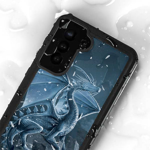 Vincent Hie Silver Dragon Galaxy S23 Plus Waterproof Case
