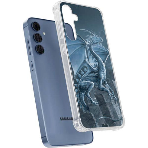 Silver Dragon by Vincent Hie Galaxy S24 Clear Case