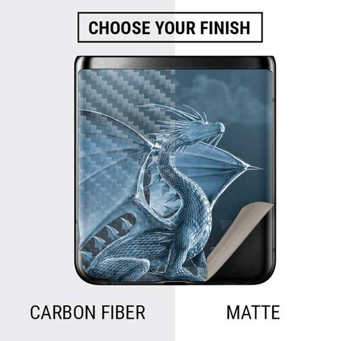 Vincent Hie Silver Dragon Galaxy Z Flip Skin