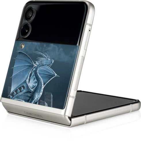 Vincent Hie Silver Dragon Galaxy Z Flip3 5G Skin