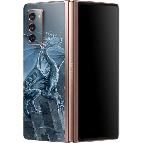 Vincent Hie Silver Dragon Galaxy Z Fold2 5G Skin