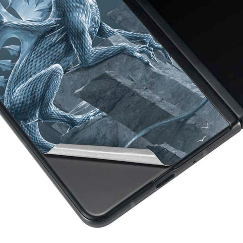 Vincent Hie Silver Dragon Galaxy Z Fold3 5G Skin