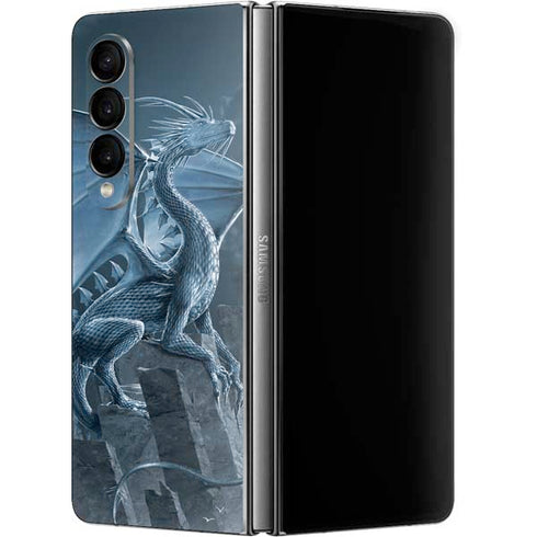 Vincent Hie Silver Dragon Galaxy Z Fold4 5G Skin