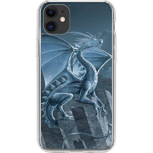 Silver Dragon by Vincent Hie iPhone 11 Clear Case