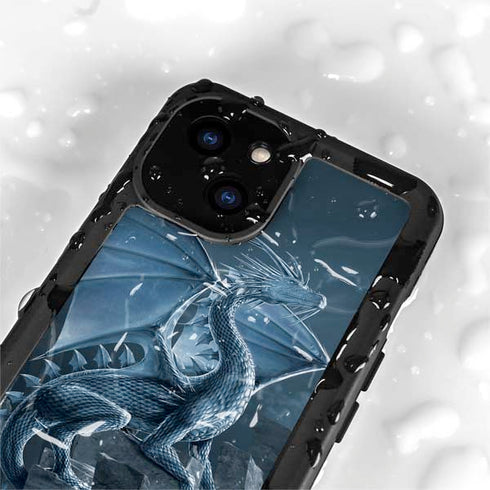 Vincent Hie Silver Dragon iPhone 13 Mini Waterproof Case