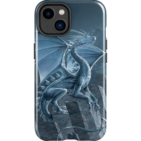 Vincent Hie Silver Dragon iPhone 14 Plus Impact Case