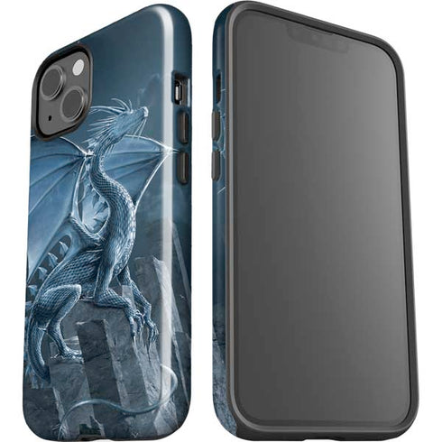 Vincent Hie Silver Dragon iPhone 14 Plus Impact Case
