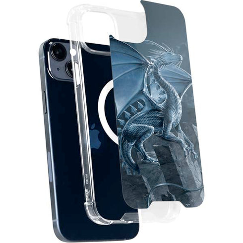 Silver Dragon by Vincent Hie iPhone 15 Plus MagSafe Case