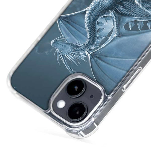 Silver Dragon by Vincent Hie iPhone 15 Plus MagSafe Case