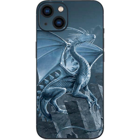Silver Dragon by Vincent Hie iPhone 15 Plus Skin