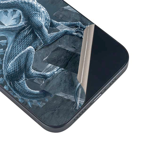 Vincent Hie Silver Dragon iPhone 14 Plus Skin