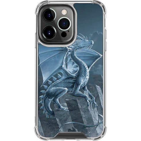 Silver Dragon by Vincent Hie iPhone 15 Pro Clear Case