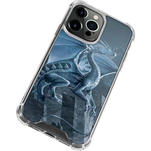 Silver Dragon by Vincent Hie iPhone 15 Pro Clear Case