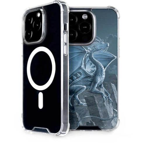 Vincent Hie Silver Dragon iPhone 14 Pro MagSafe Case