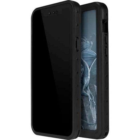 Vincent Hie Silver Dragon iPhone 14 Pro Max Waterproof Case