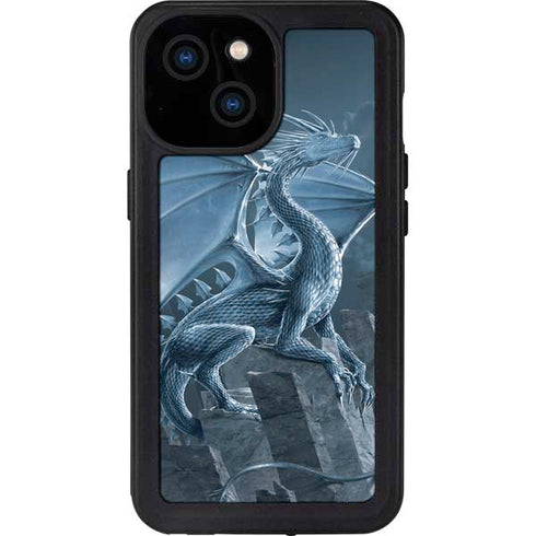 Silver Dragon by Vincent Hie iPhone 15 Waterproof Case