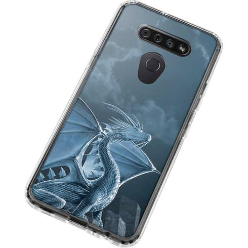 Silver Dragon by Vincent Hie LG K51/Q51 Clear Case