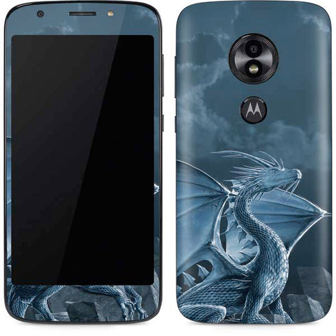 Vincent Hie Silver Dragon Moto E5 Play Skin