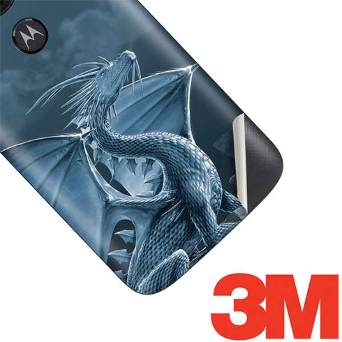 Vincent Hie Silver Dragon Moto E5 Play Skin