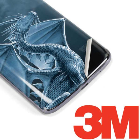 Vincent Hie Silver Dragon Moto E5 Plus Skin