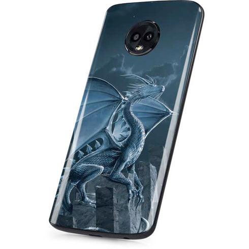 Vincent Hie Silver Dragon Moto G6 Skin