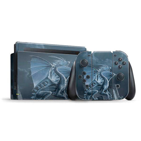 Vincent Hie Silver Dragon Nintendo Switch Bundle Skin
