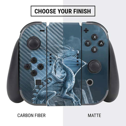 Vincent Hie Silver Dragon Nintendo Switch Bundle Skin