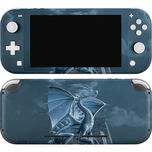Vincent Hie Silver Dragon Nintendo Switch Lite Skin