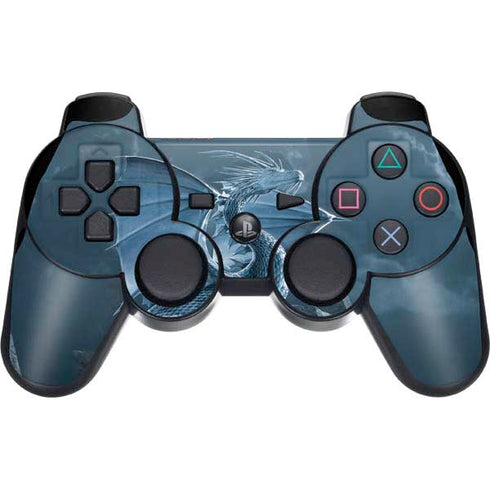 Vincent Hie Silver Dragon PS3 Dual Shock wireless controller Skin