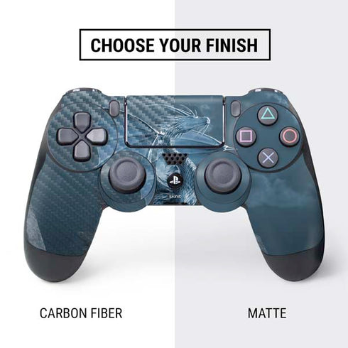 Vincent Hie Silver Dragon PS4 Controller Skin