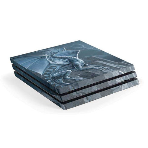 Vincent Hie Silver Dragon PS4 Pro Console Skin