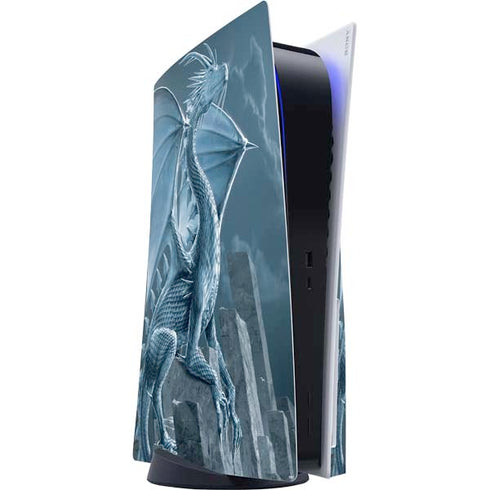 Vincent Hie Silver Dragon PS5 Console Skin