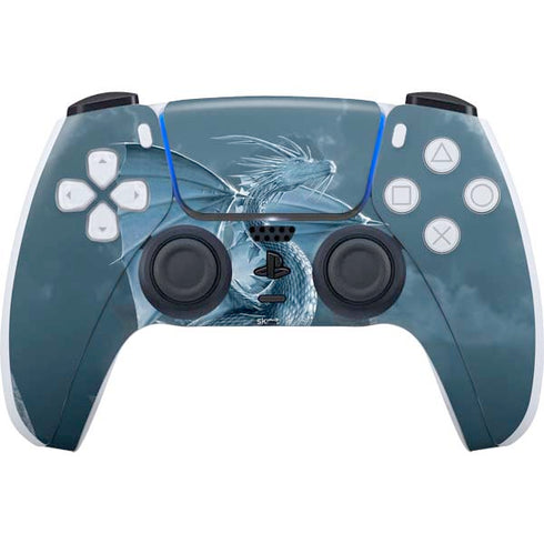 Vincent Hie Silver Dragon PS5 Controller Skin