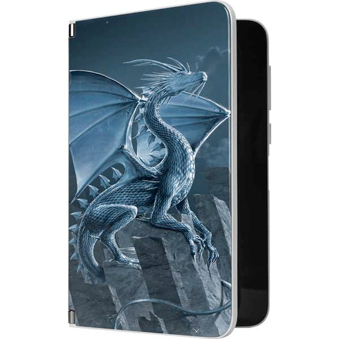 Vincent Hie Silver Dragon Surface Duo Skin