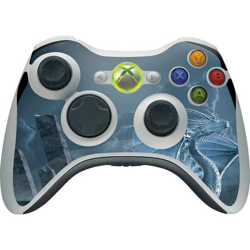 Vincent Hie Silver Dragon Xbox 360 Wireless Controller Skin