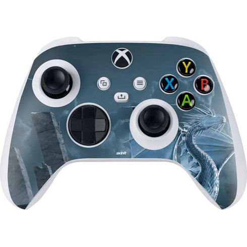 Vincent Hie Silver Dragon Xbox Series S Controller Skin