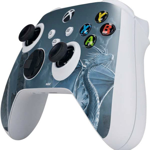 Vincent Hie Silver Dragon Xbox Series S Controller Skin