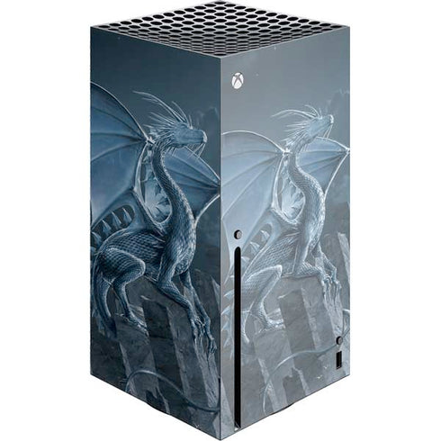 Vincent Hie Silver Dragon Xbox Series X Console Skin