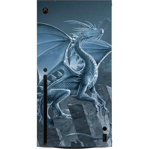 Vincent Hie Silver Dragon Xbox Series X Console Skin