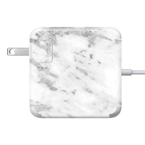 Silver Marble 85W Power Adapter (15 and 17 inch MacBook Pro Charger) Skin