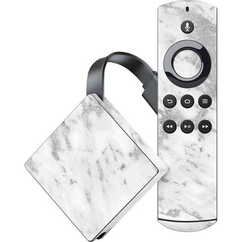 Silver Marble Amazon Fire TV Skin