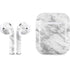 Silver Marble Apple AirPods 2 Skin