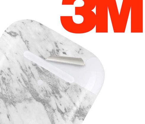 Silver Marble Apple AirPods 2 Skin