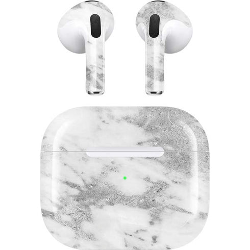 Silver Marble Apple AirPods (3rd Gen 2021) Skin