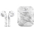 Silver Marble Apple AirPods Skin