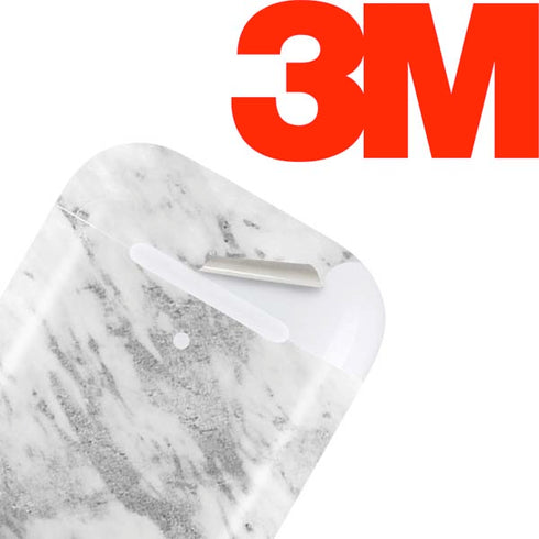 Silver Marble Apple AirPods Skin