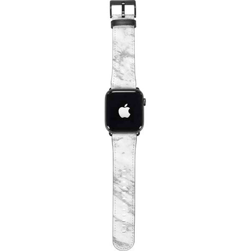 Silver Marble Apple Watch Band 42-44mm